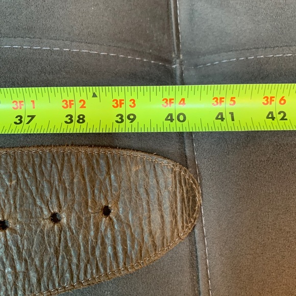 Free People Boho Post Apocalyptic Leather and Burlap Belt - Picture 7 of 11